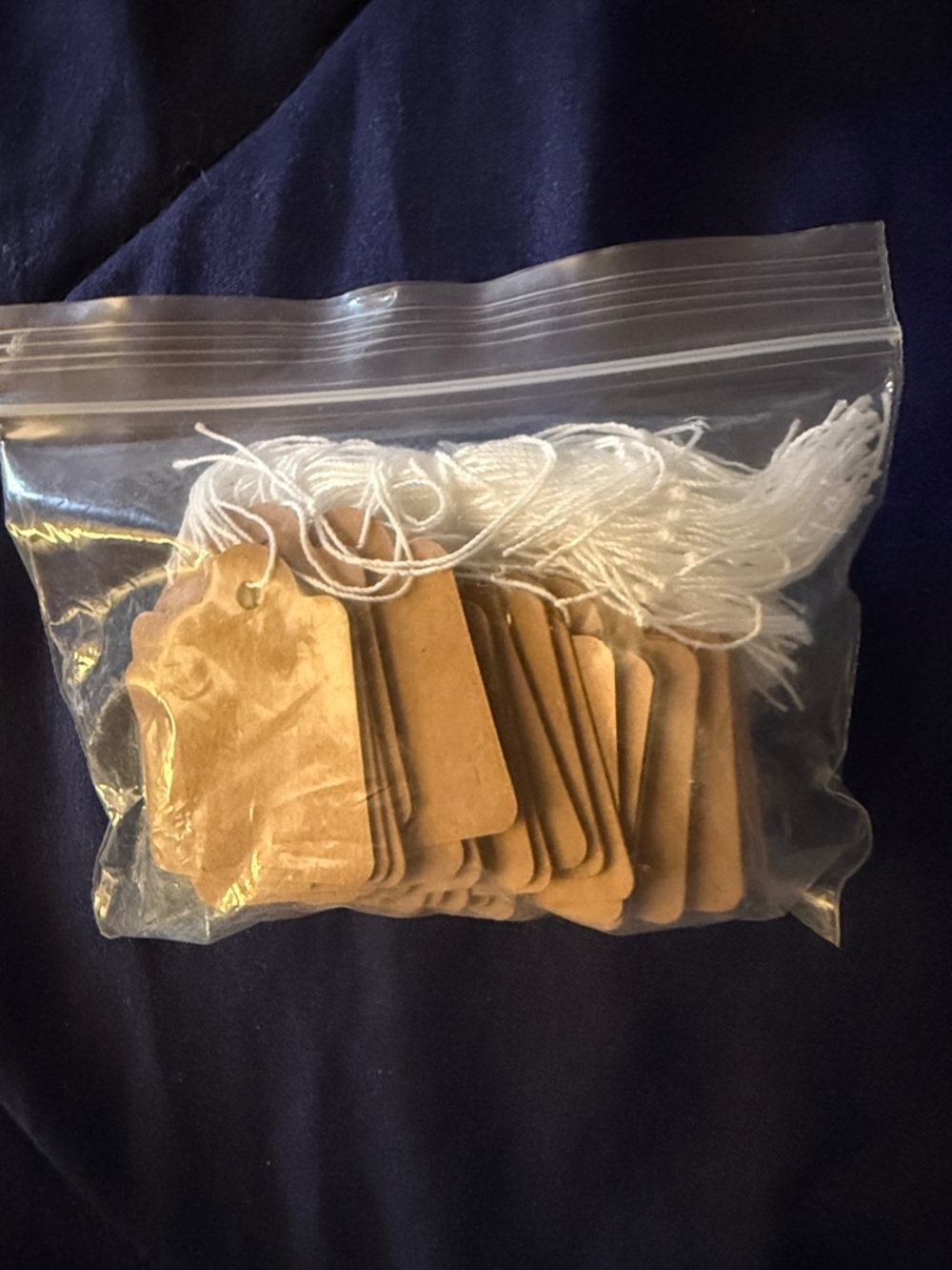 Kraft Paper Gift Tags with White Twine - Pack of Tags